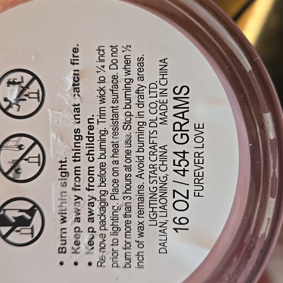 The Humane Society Pink Candle  Dogs Doggie New - Picture 6 of 6